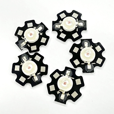 Star Board Côn vòm 1W 3000K 3200K Với Pad 3.1-3.3v Lượng cao SMD LED Màu trắng ấm phát ra