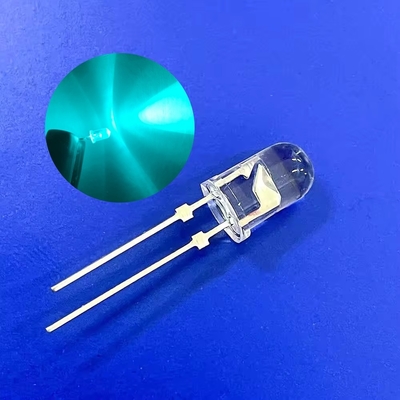 Đèn cảnh báo giao thông 5mm LED Diode 500nm màu xanh lá cây màu xanh lá cây 13800mcd