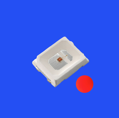 SMD2835 2.8x3.5mm Màu đỏ 620-625nm 3-5LM 120 độ Kính minh bạch PCT Bracket Diode Light