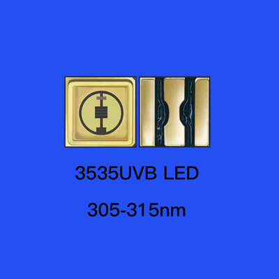 35*35mm 310nm UV LED Diode Ceramic Seal 120 độ Clear Lens UVB Chip Diode