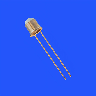 370nm TO46 đèn LED UV kim loại đóng gói Dip UVA Diode cho các máy dò quang học