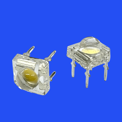 F5 Ống kính tròn Piranha đèn LED bóng đèn 60 độ thiên nhiên màu trắng tích hợp Zener 5mm LED cho đường sắt