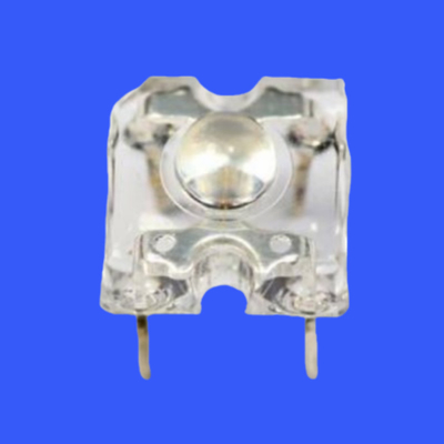 0.5W Amber Color Super Flux Piranha LED Bảo vệ chip Zener tích hợp 80deg 5mm LED cho đèn cảnh báo và mũi tên