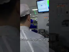 SMD3030 3.0x3.0mm Màu trắng 6000-6500K 10-12LM 120deg Kính sạch nước Chiếc chip LED PCT Bracket